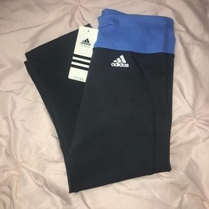Adidas cropped leggings size medium